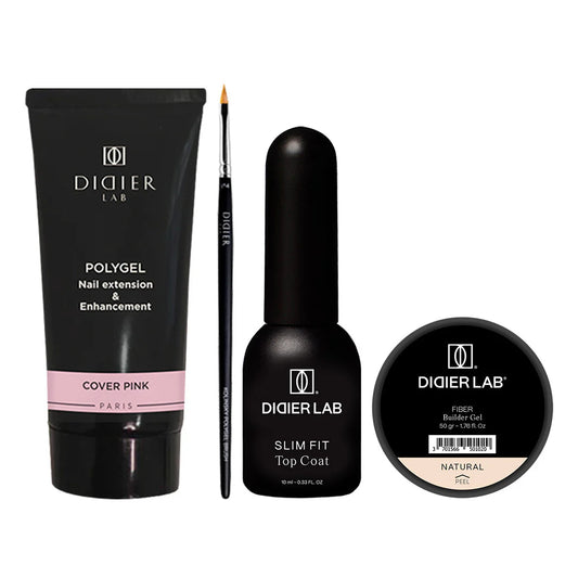 Polygel & Fiber Builder Gel Set, Didier Lab