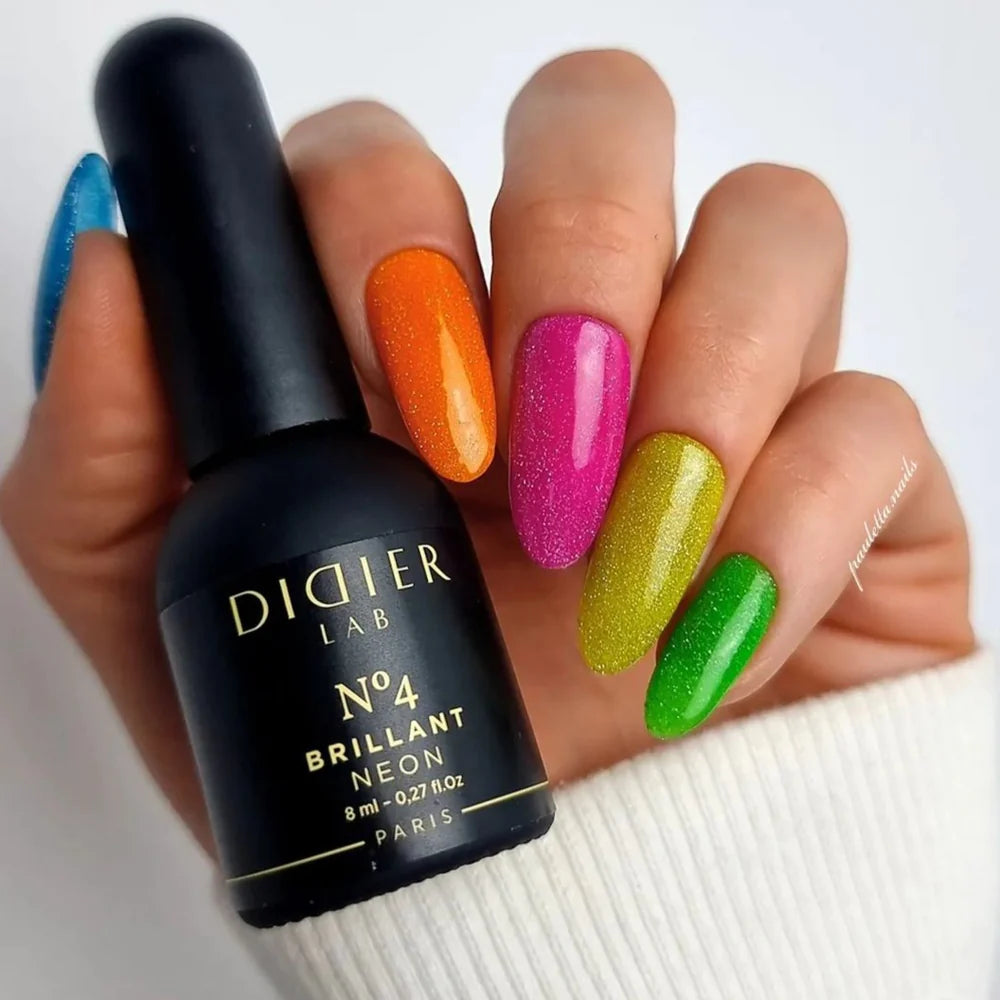 Gel Polish Brillant NEON, Didier Lab, No. 4, 8 ml