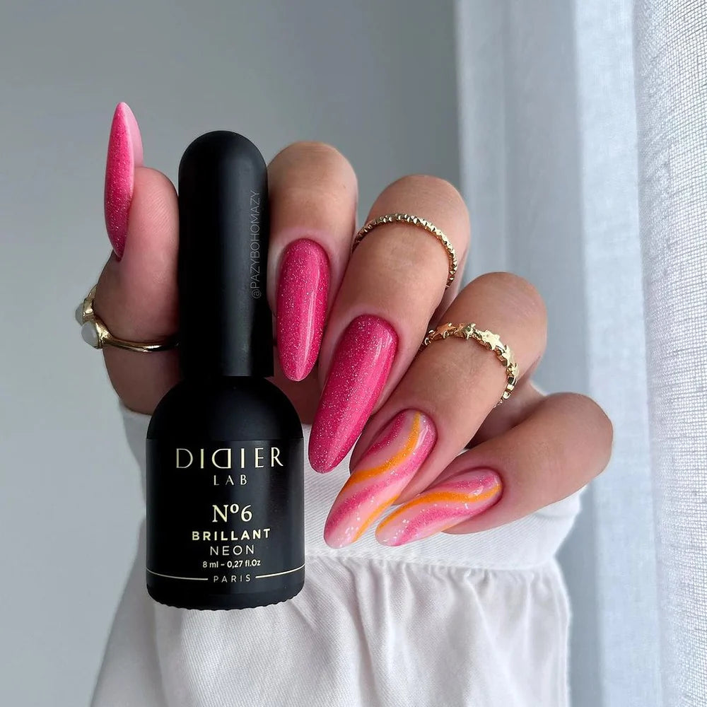 Gel Polish Brillant NEON, Didier Lab, No. 6, 8 ml