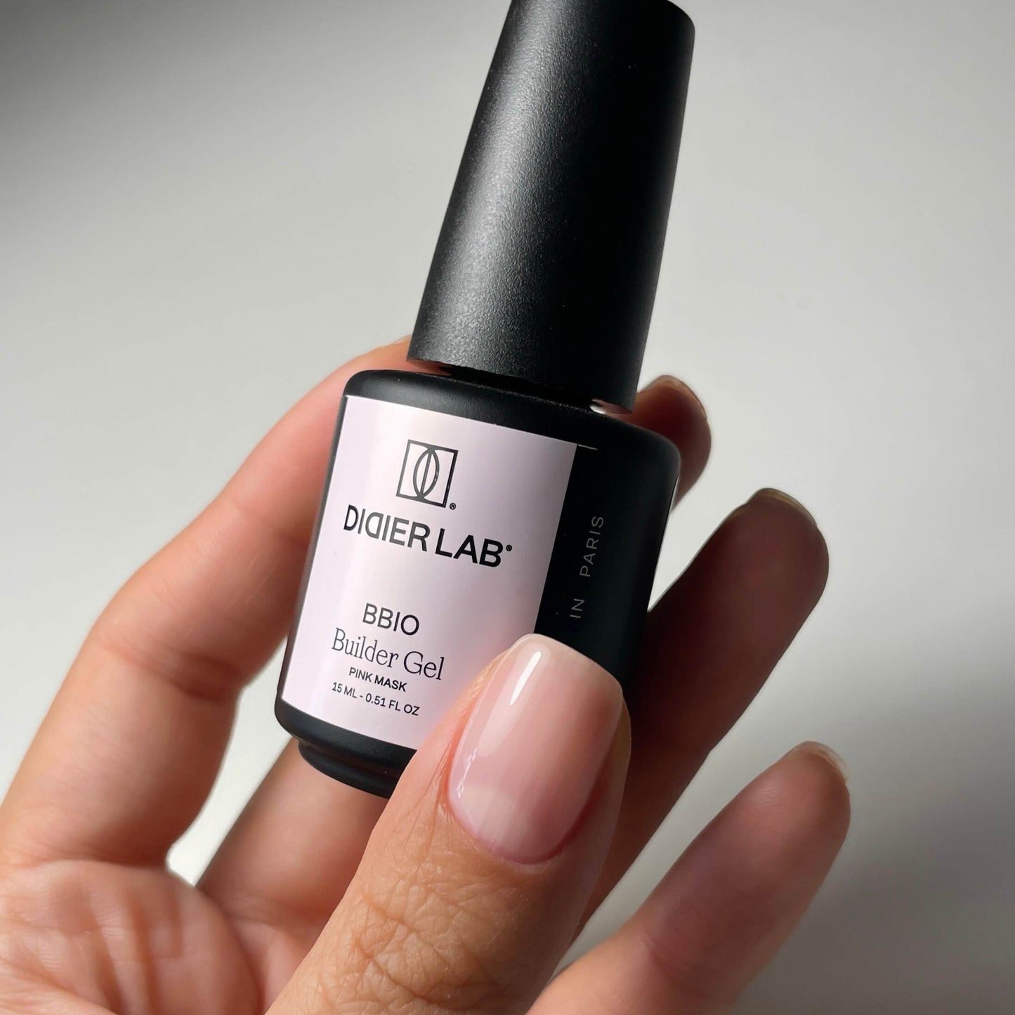Builder Gel BBIO "Didier Lab", Pink Mask, HEMA and TPO free, 15ml