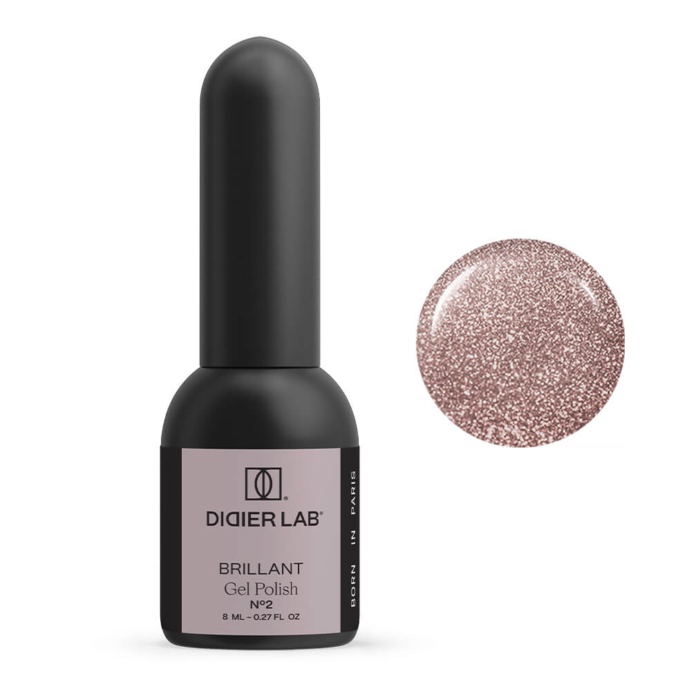 Gel Polish Brillant, Didier Lab, No. 2, HEMA and TPO free, 8 ml