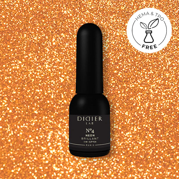 Gel Polish Brillant NEON, Didier Lab, No. 4, HEMA and TPO free, 8 ml