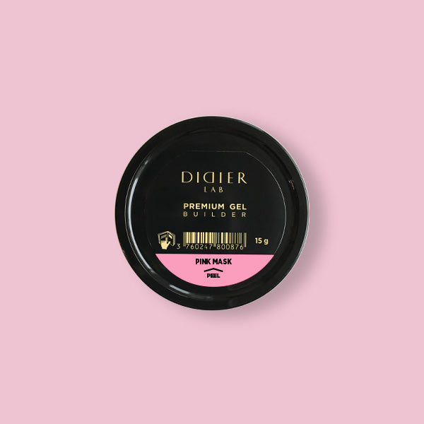 Premium Builder Gel, Didier Lab, Pink Mask, 15 g