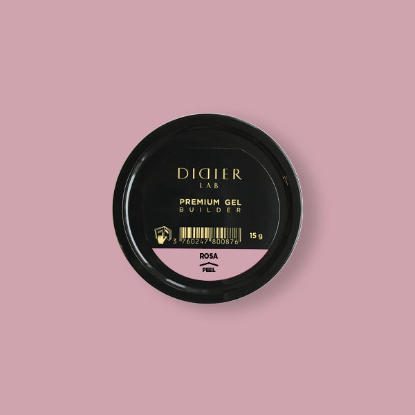Premium Builder Gel, Didier Lab, Rosa, 15 g
