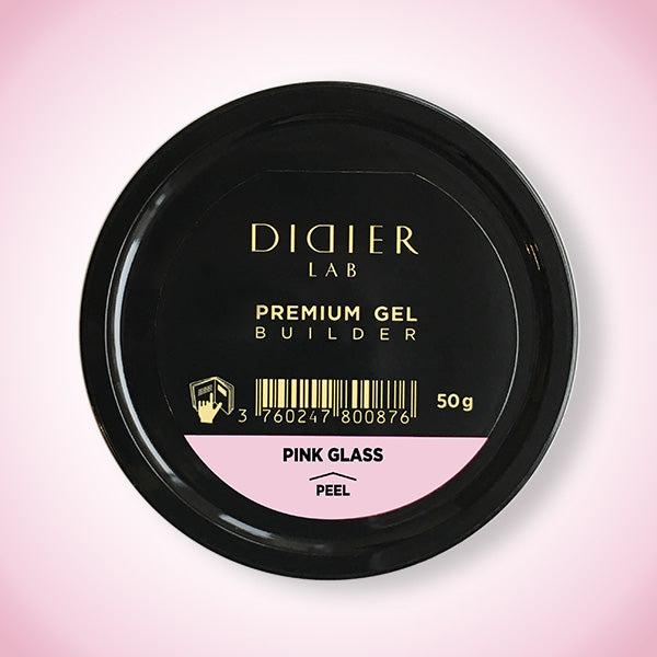 Premium Builder Gel, Didier Lab, Pink Glass, 50 g