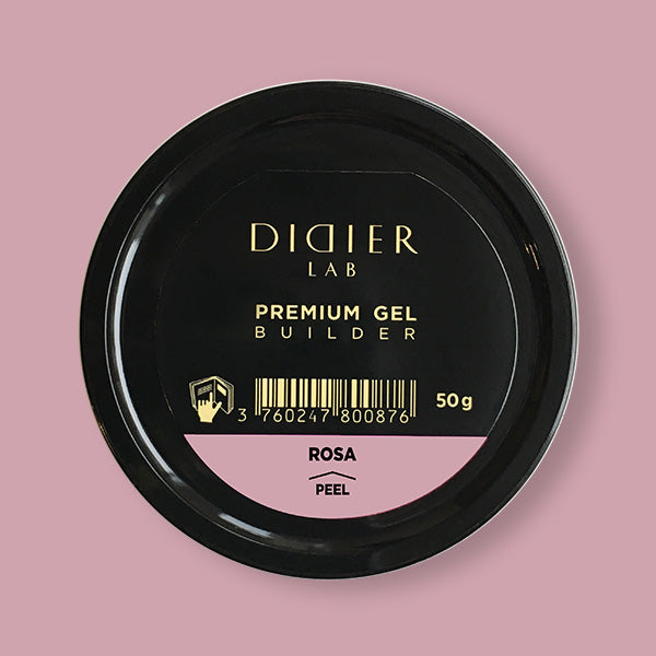 Premium Builder Gel, Didier Lab, Rosa, TPO Free, 50 g