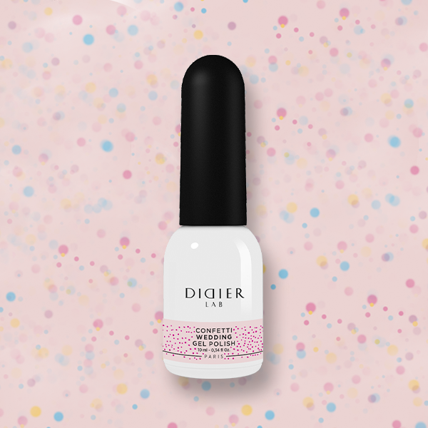 Gel Polish Confetti, Didier Lab, Wedding