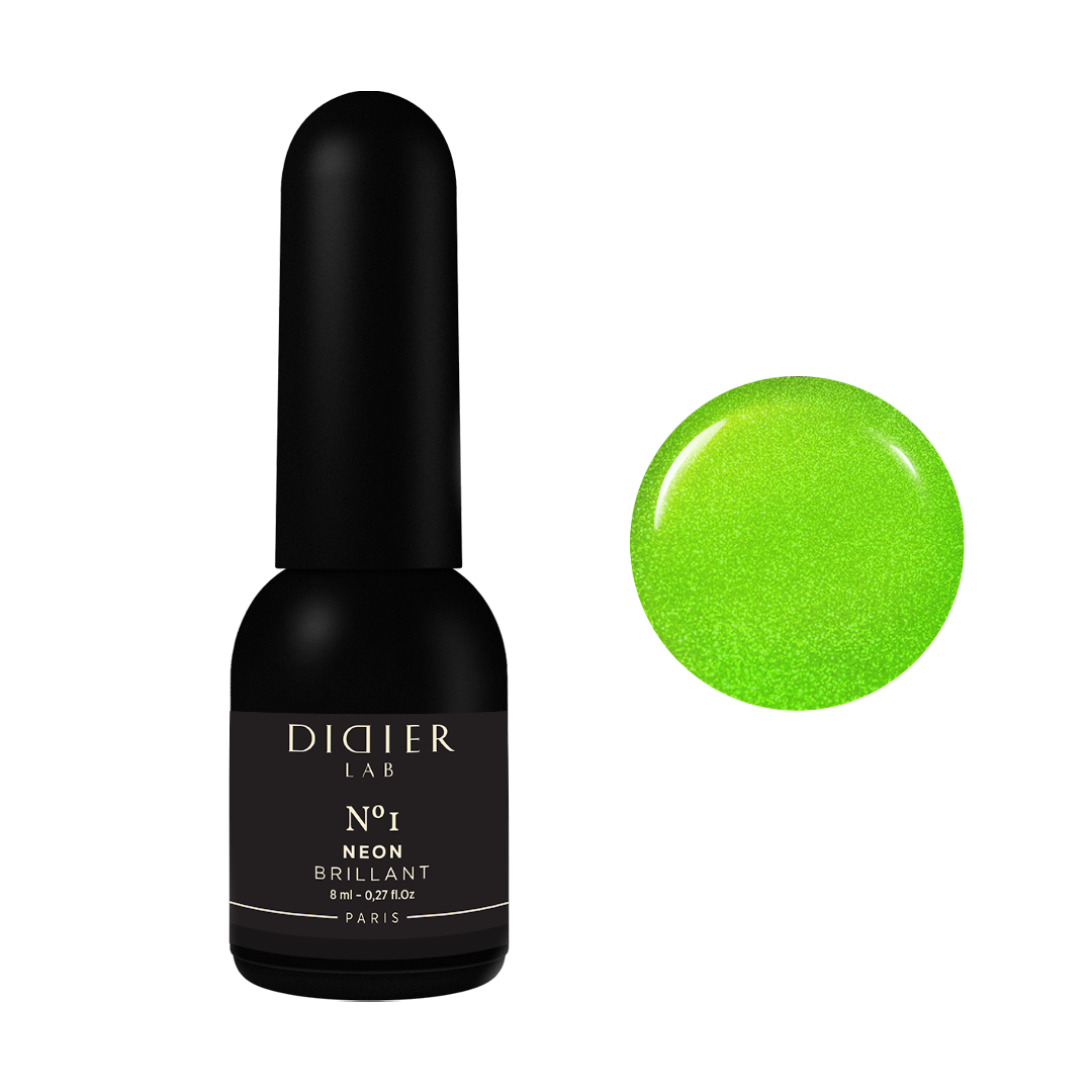 Gel Polish Brillant NEON, Didier Lab, No. 1, HEMA and TPO free, 8 ml