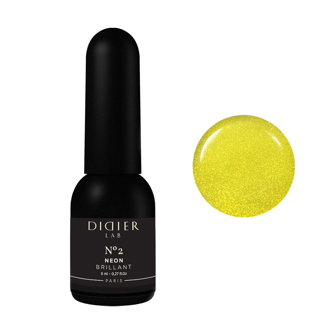 Gel Polish Brillant NEON, Didier Lab, No. 2, HEMA and TPO free, 8 ml
