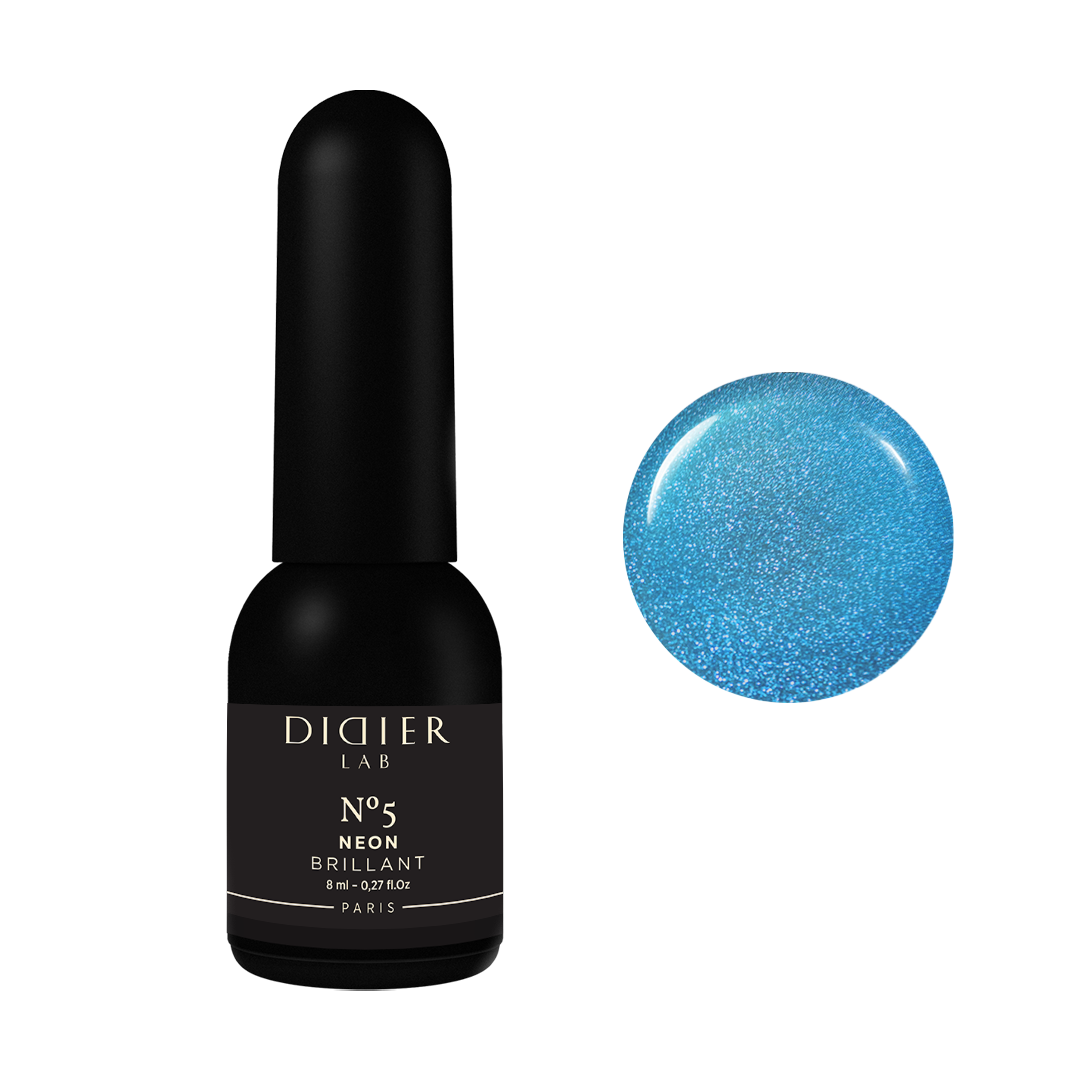 Gel Polish Brillant NEON, Didier Lab, No. 5, HEMA and TPO free, 8 ml