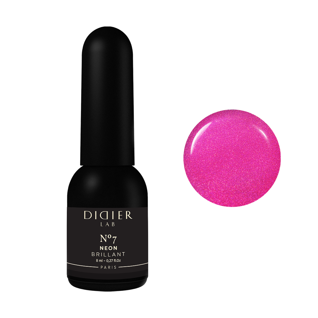 Gel Polish Brillant NEON, Didier Lab, No. 7, HEMA and TPO free, 8 ml