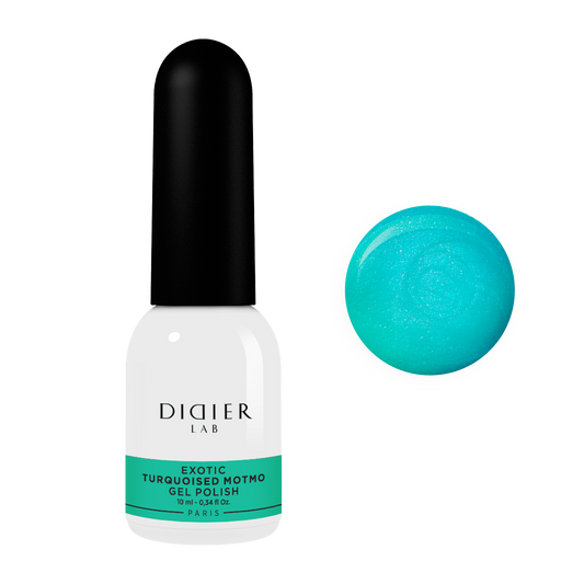 Gel Polish Exotic, Didier Lab, Turquoised Motmo, 10 ml