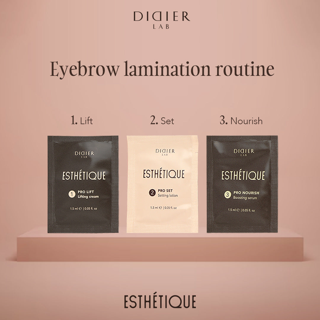Didier Lab Esthétique Brow Lamination Boosting Mask No.3, 1,5 ml x 10psc.