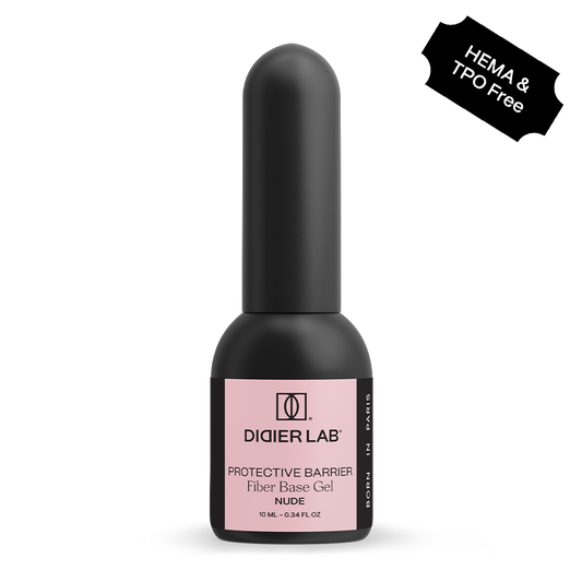 Fiber Base Coat, Didier Lab, Nude, HEMA and TPO Free, 10 ml