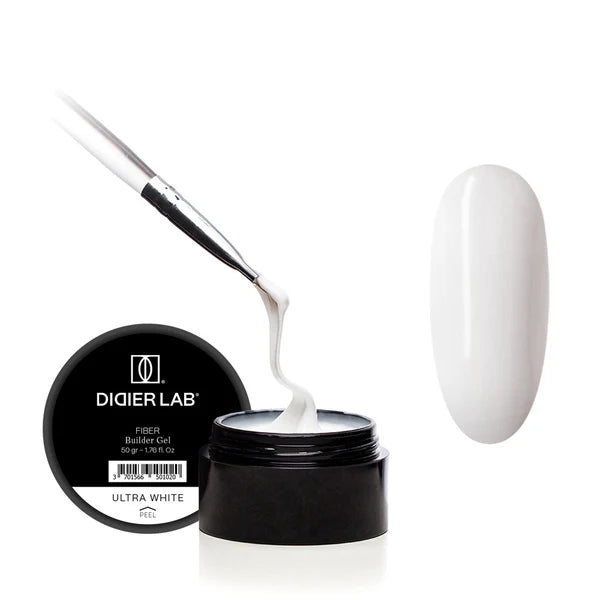 Fiber Builder Gel Didier Lab, Ultra White, HEMA and TPO free, 50g