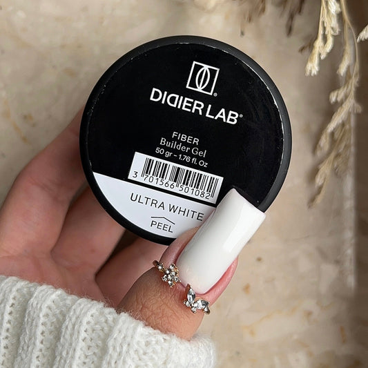 Fiber Builder Gel Didier Lab, Ultra White, HEMA and TPO free, 50g