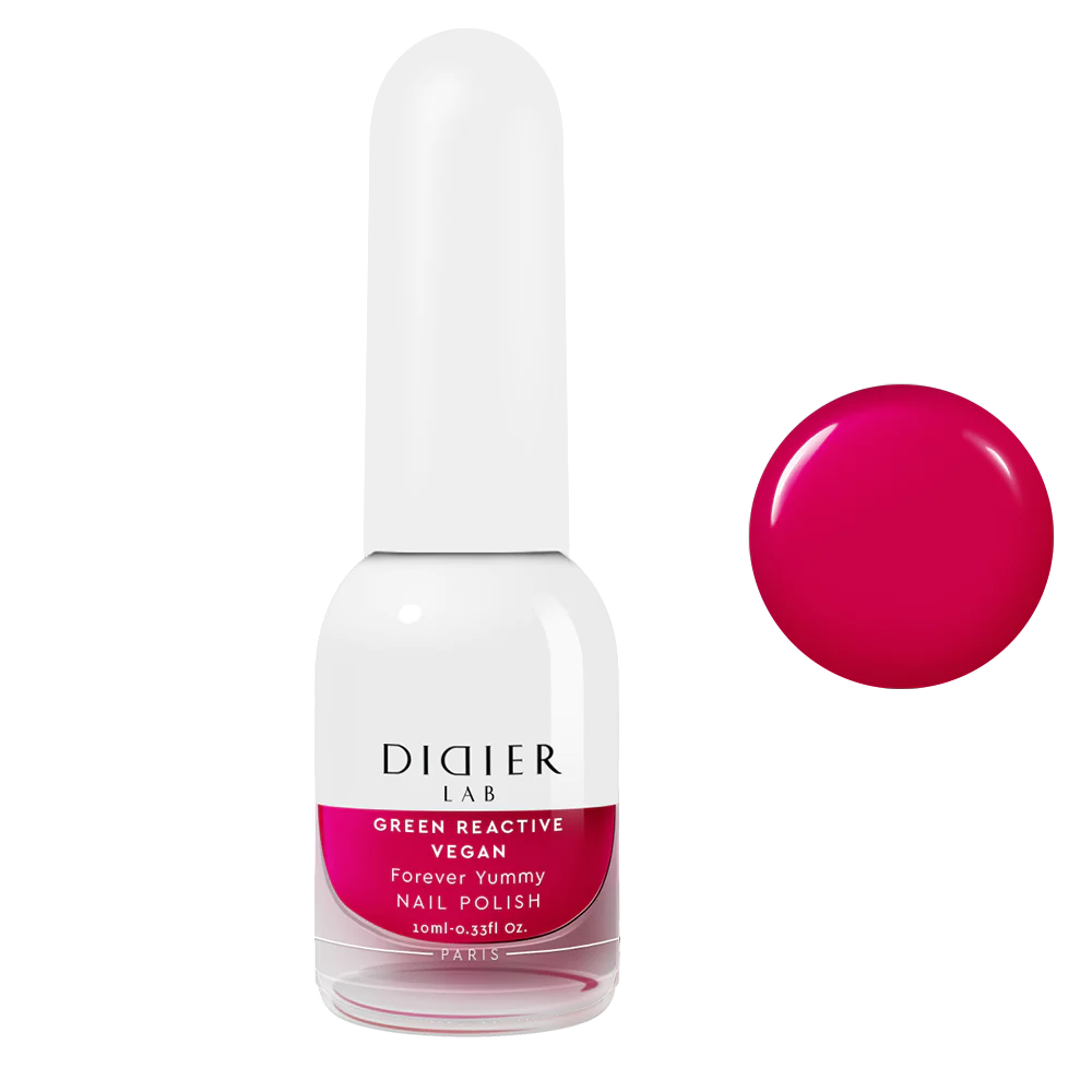 Green Reactive Vegan Nail Polish, Didier Lab, Forever Yummy, 10 ml