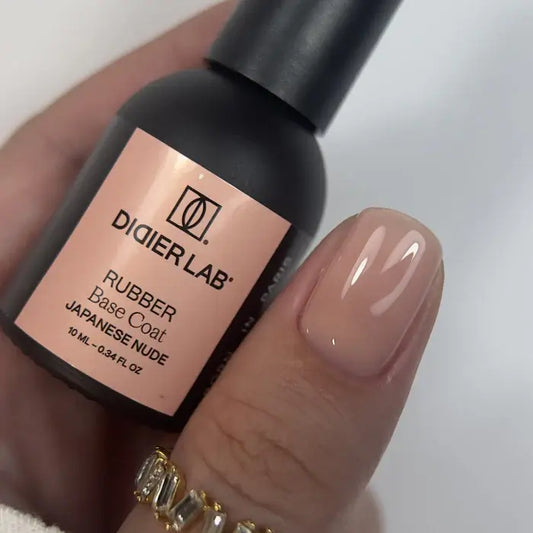Gel Polish, Rubber Base Coat, Japanese Nude, HEMA and TPO Free, 10ml