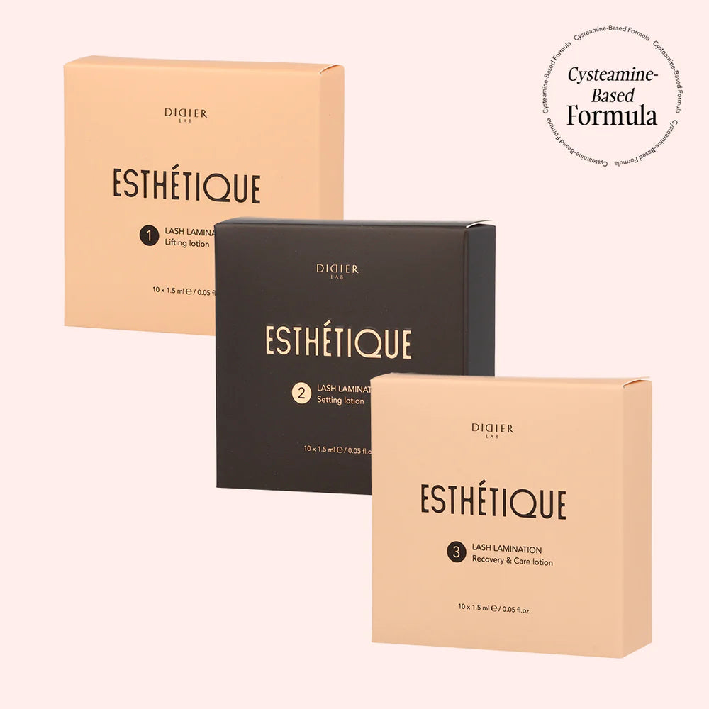„DIDIER LAB ESTHÉTIQUE“ LASH LAMINATION SET 3 x 10 PCS x 1.5 ml