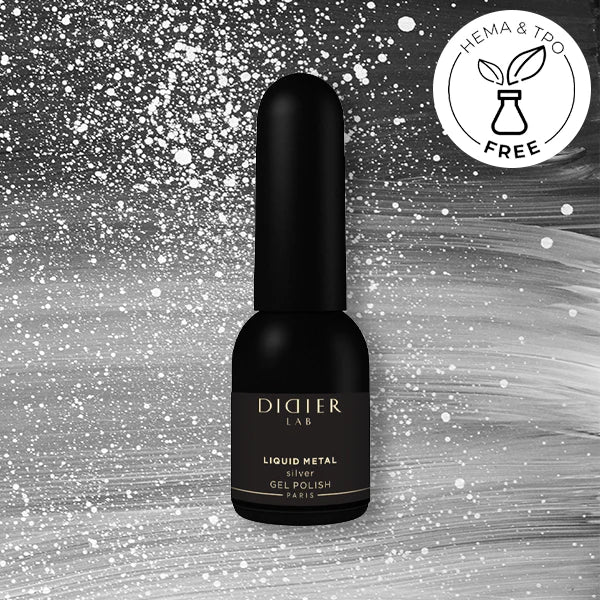 Gel Polish "Didier Lab" Liquid Metal, Silver, HEMA and TPO free