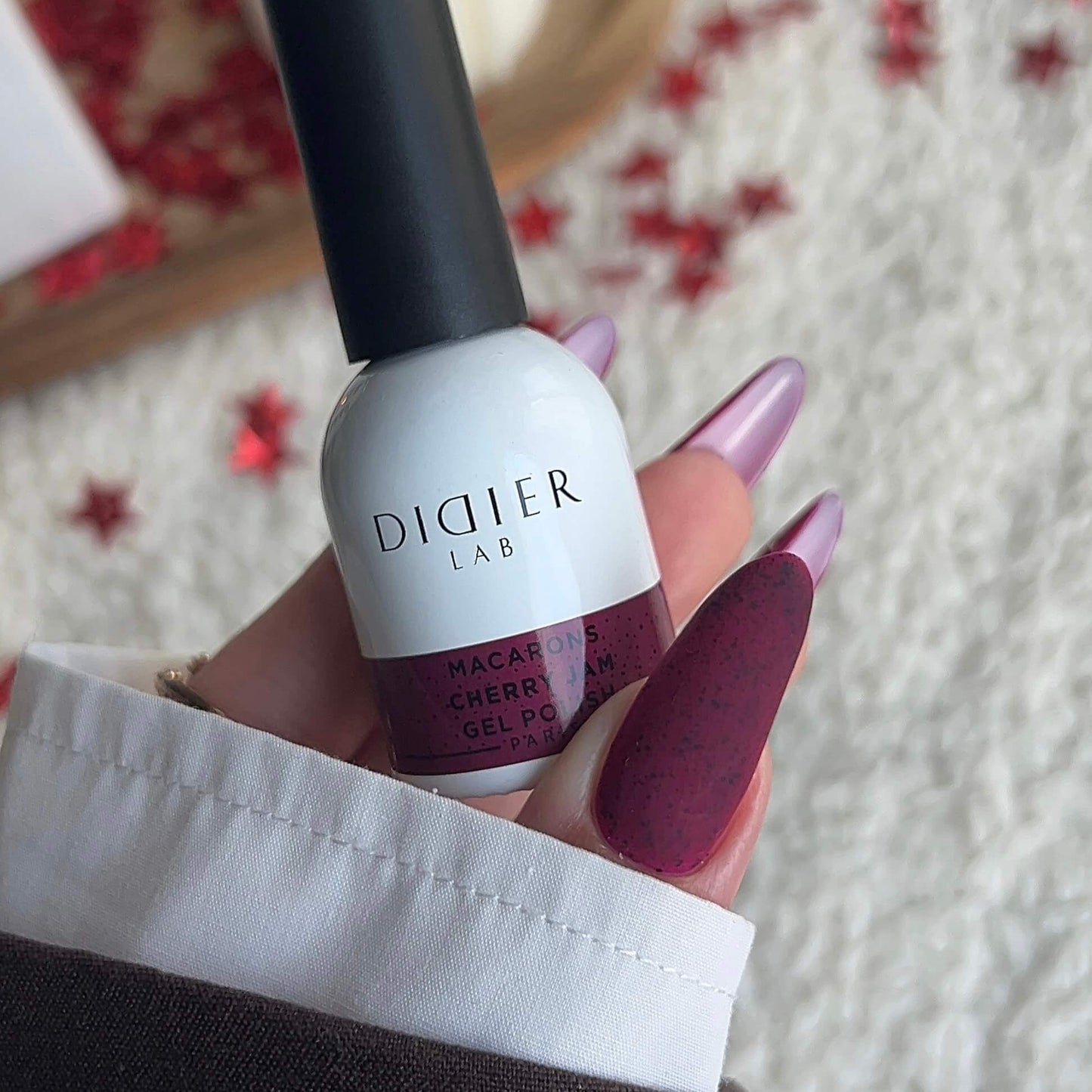 Gel polish "Didier Lab", Macarons, Cherry Jam