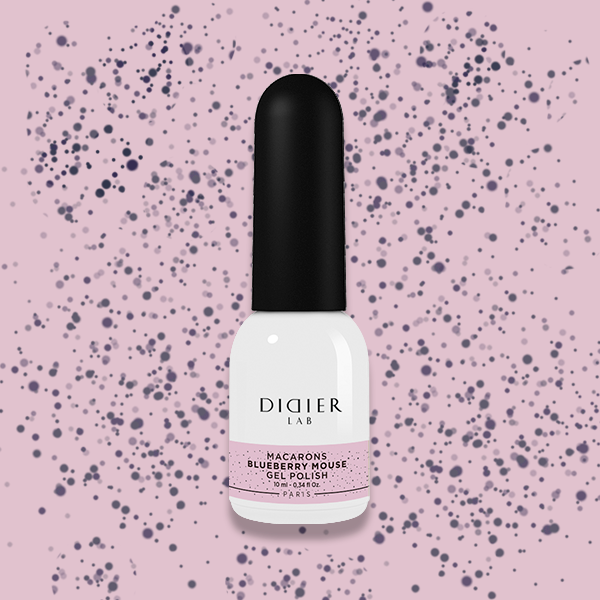Gel Polish Macarons, Didier Lab, Blueberry Mouse