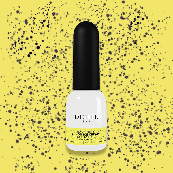 Gel Polish Macarons, Didier Lab, Lemon Ice Cream