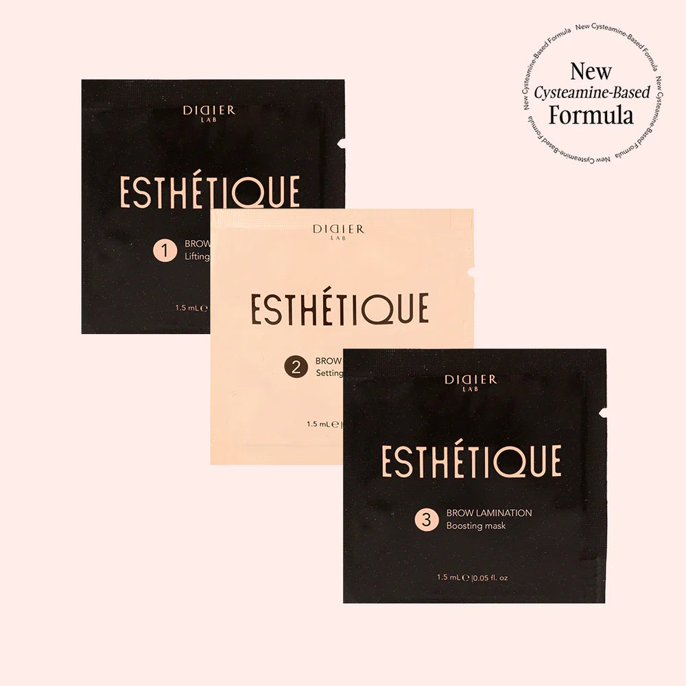Brow lamination set "Didier Lab" Esthétique, 3x1 pcs. x 1,5 ml