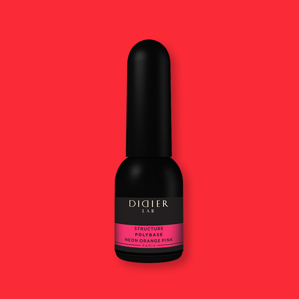 Sculpture Polybase Didier Lab, Neon Orange Pink, 10ml