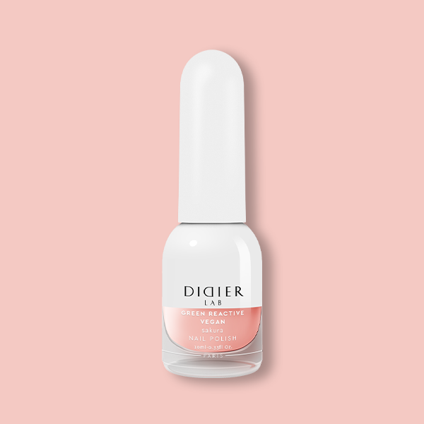 Green Reactive Vegan Nail Polish, Didier Lab, Sakura, 10 ml
