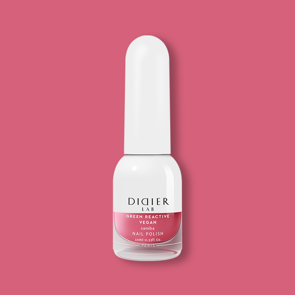 Green Reactive Vegan Nail Polish, Didier Lab, Samba, 10 ml
