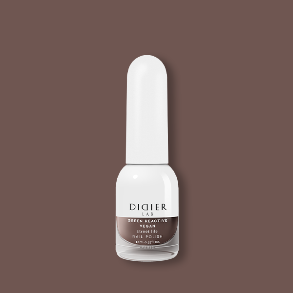 Green Reactive Vegan Nail Polish, Didier Lab, Street Life, 10 ml