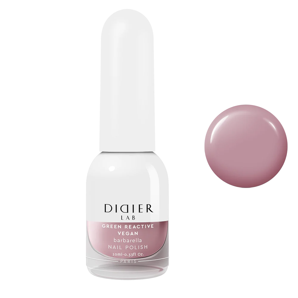 Green Reactive Vegan Nail Polish, Didier Lab, Barbarella, 10 ml