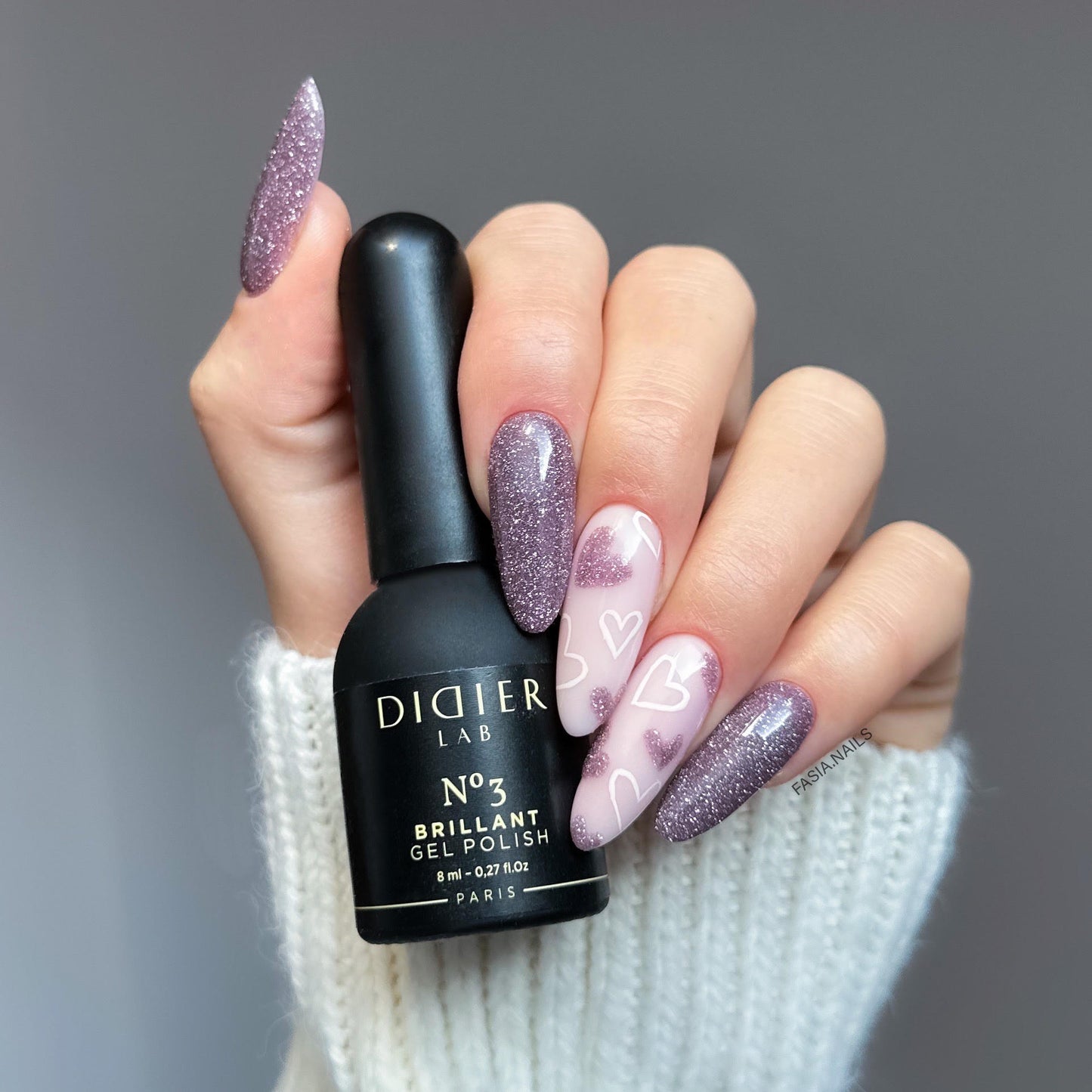 Gel Polish Brillant, Didier Lab, No. 3, HEMA and TPO free, 8 ml