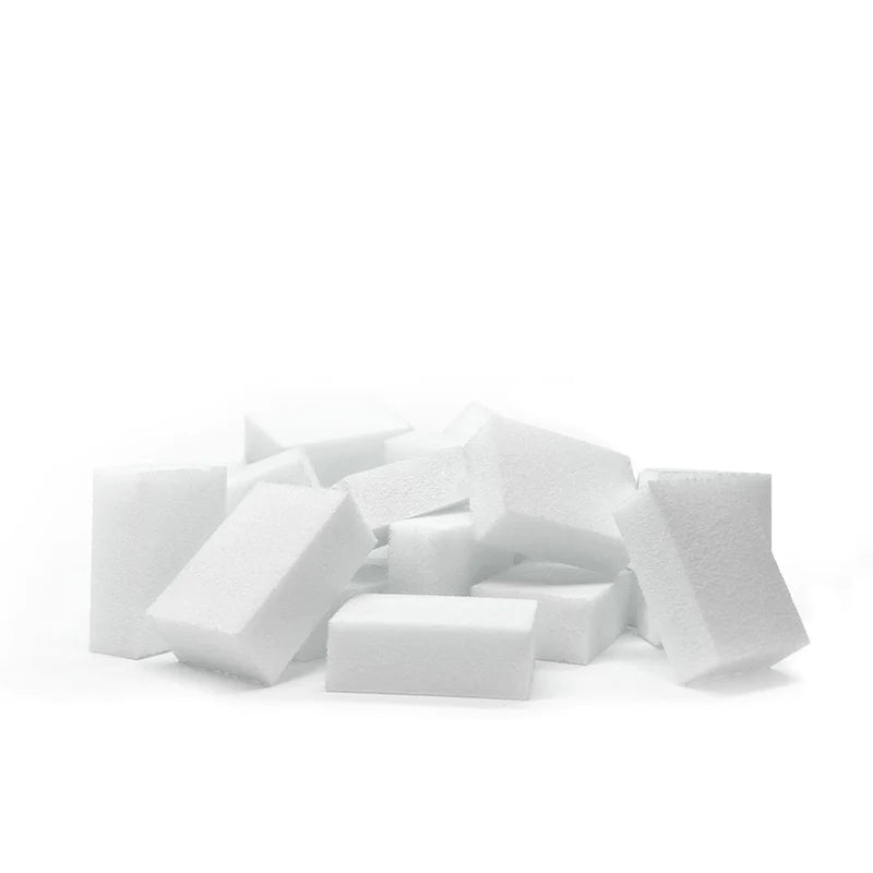 Nail buffer "Didier Lab", white small, 30psc