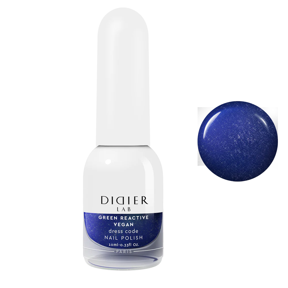 Green Reactive Vegan Nail Polish, Didier Lab, Dress Code, HEMA and TPO free, 10 ml