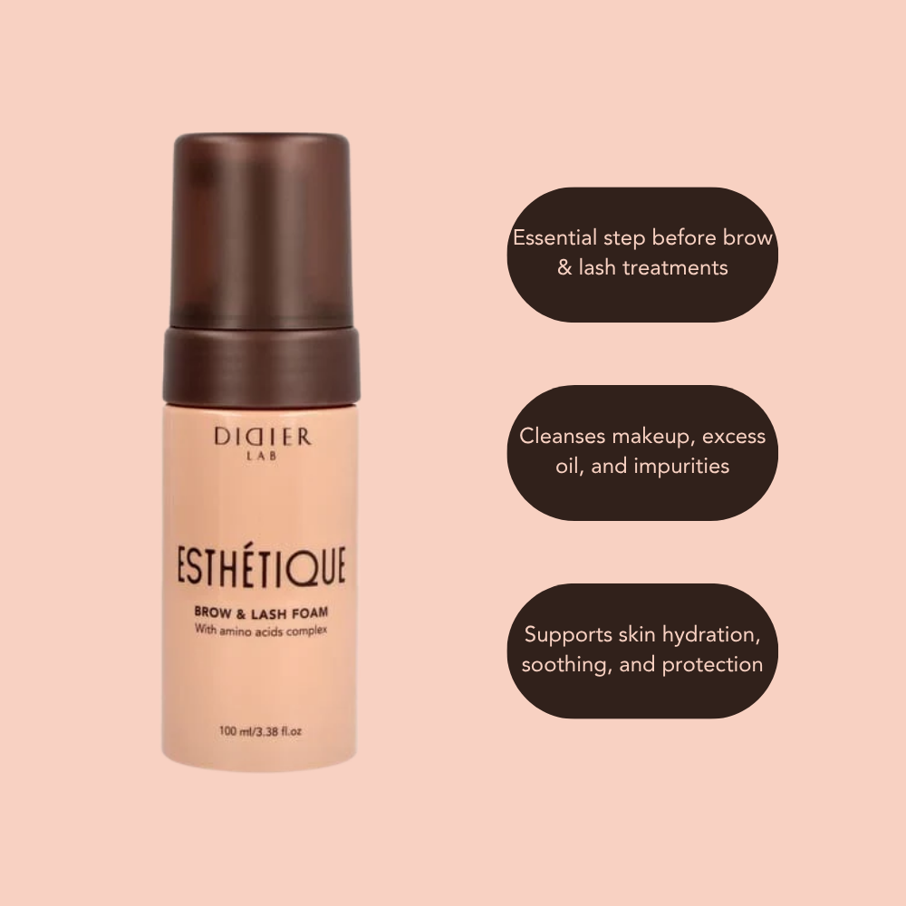 Brow and Lashes Cleansing Foam Didier Lab Esthétique 100 ml