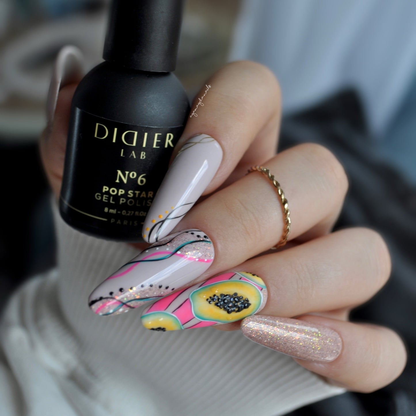 Gel Polish POP Star, Didier Lab, No. 6, 8 ml
