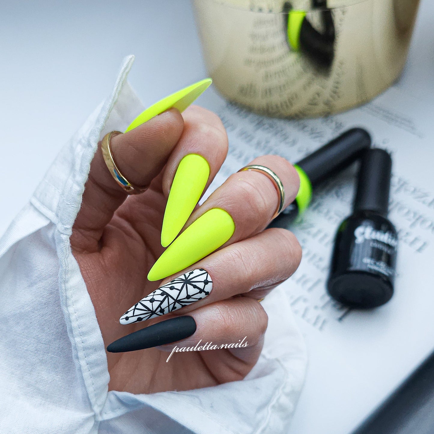 Gel Polish Studios Didier Lab, Neon Yellow, TPO free, 8 ml
