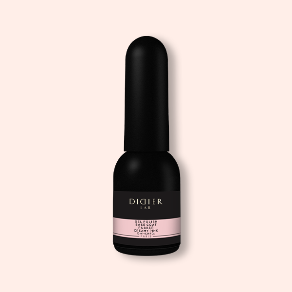 Gel Polish Rubber Base Coat, Creamy Pink 10 ml