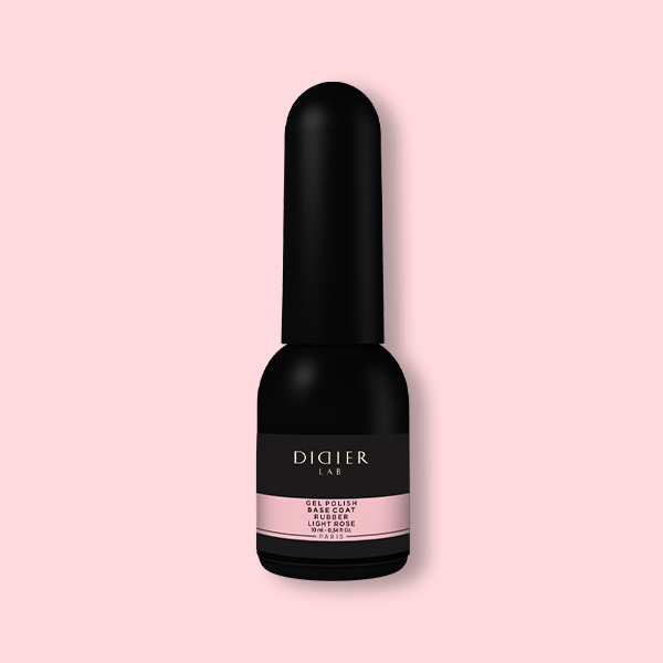 Gel Polish Rubber Base Coat, Didier Lab, Light Rose, 10 ml