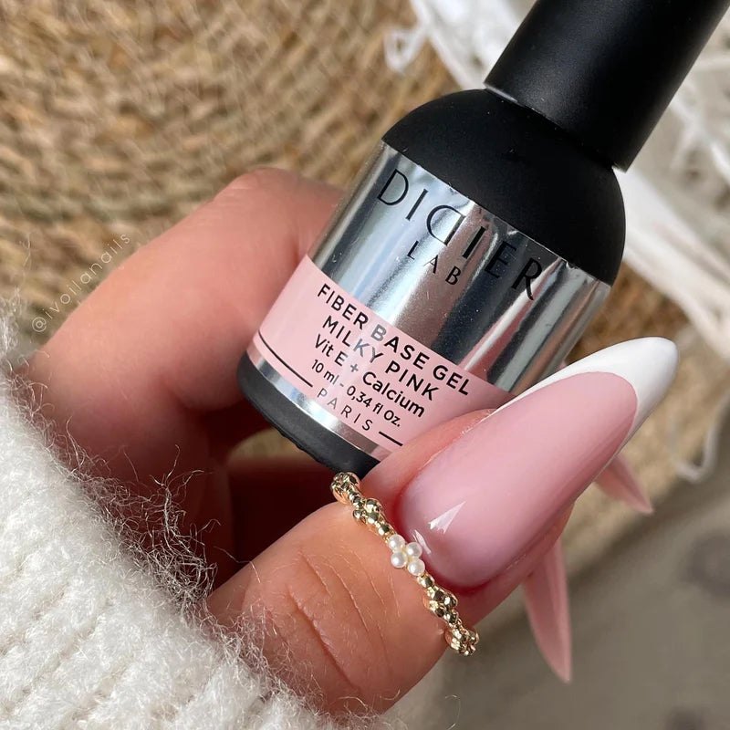 Fiber Base Coat, Didier Lab, Milky Pink, 10 ml
