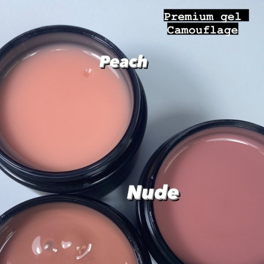 Premium Gel Camouflage gel "Didier Lab", Peach, 15g