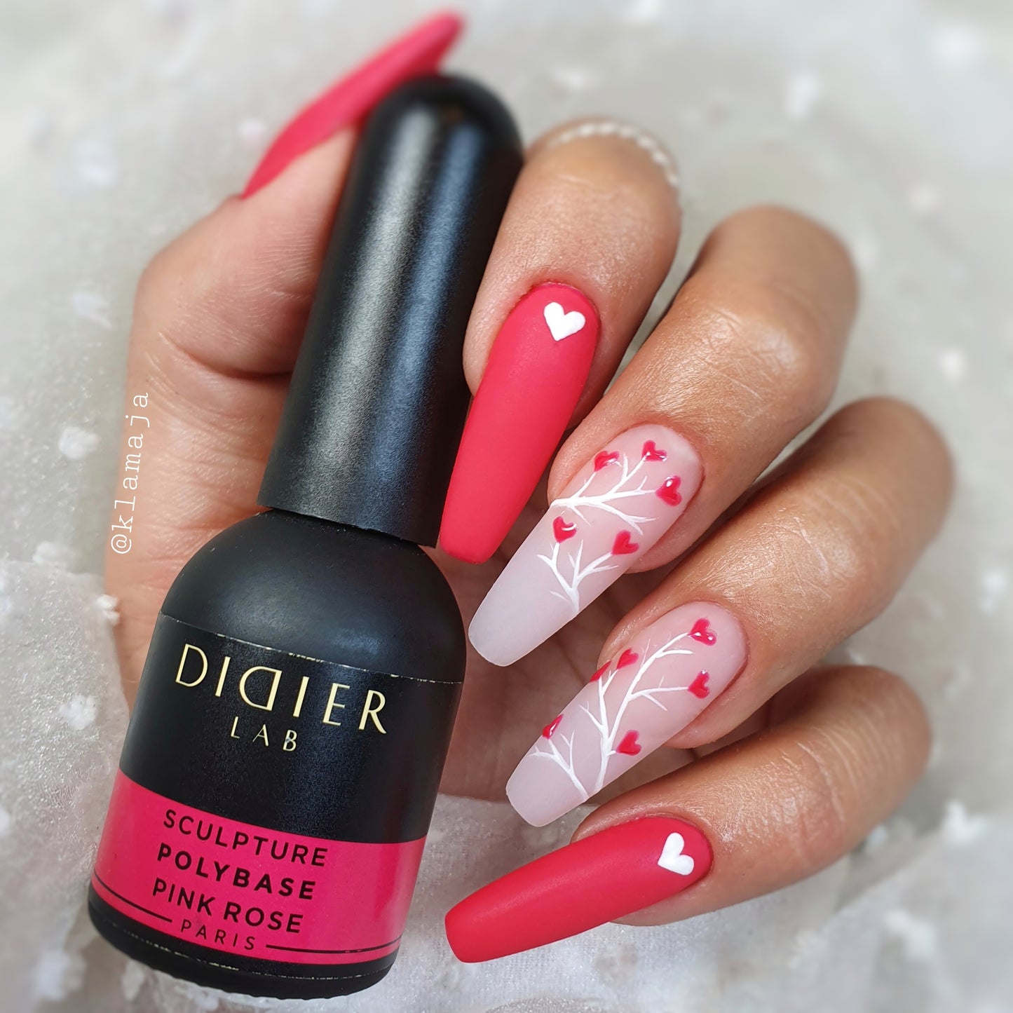 Sculpture Polybase "Didier Lab", Pink rose, 10ml - LABORATOIRES DIDIER