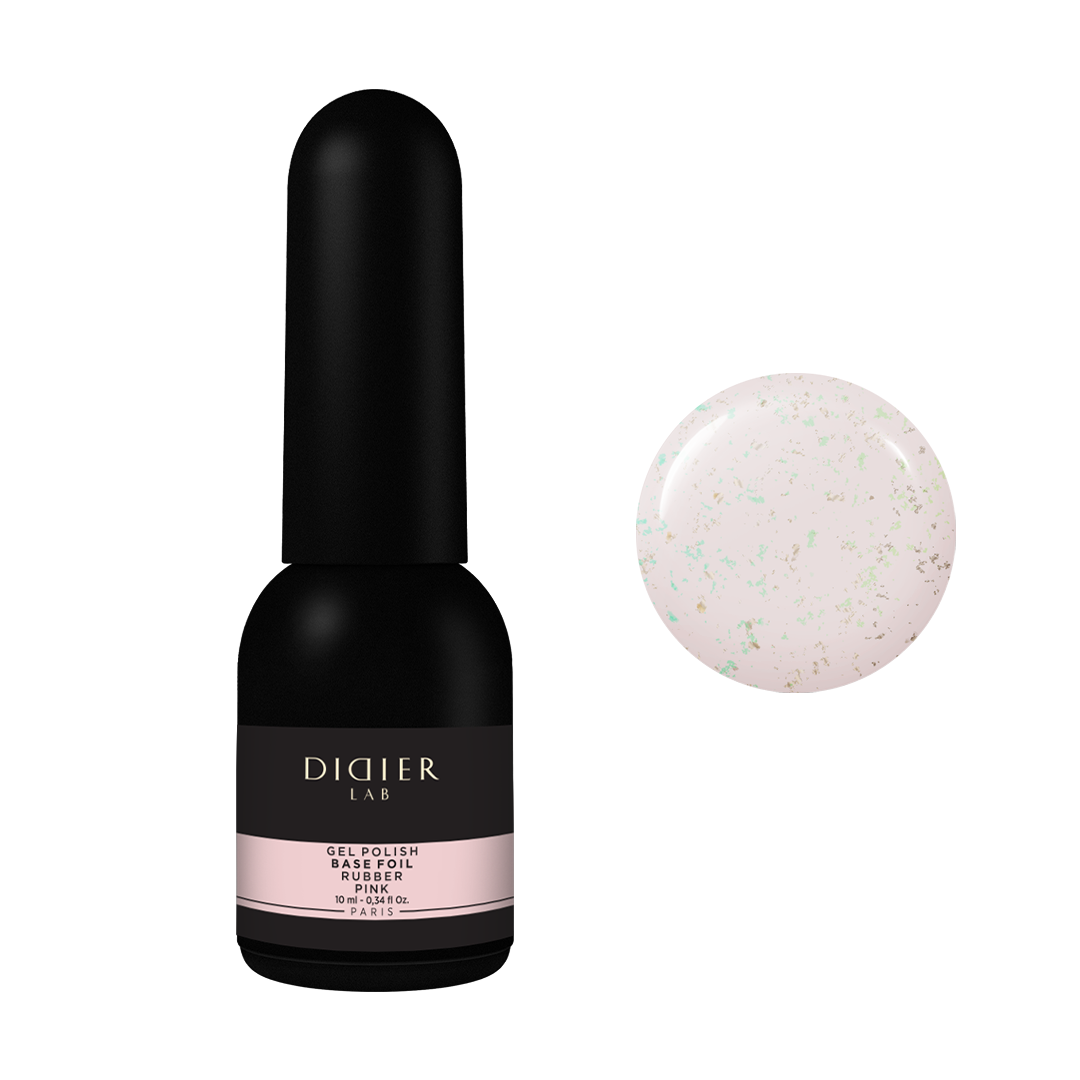 Gel Polish Rubber Base Foil, Pink 10 ml