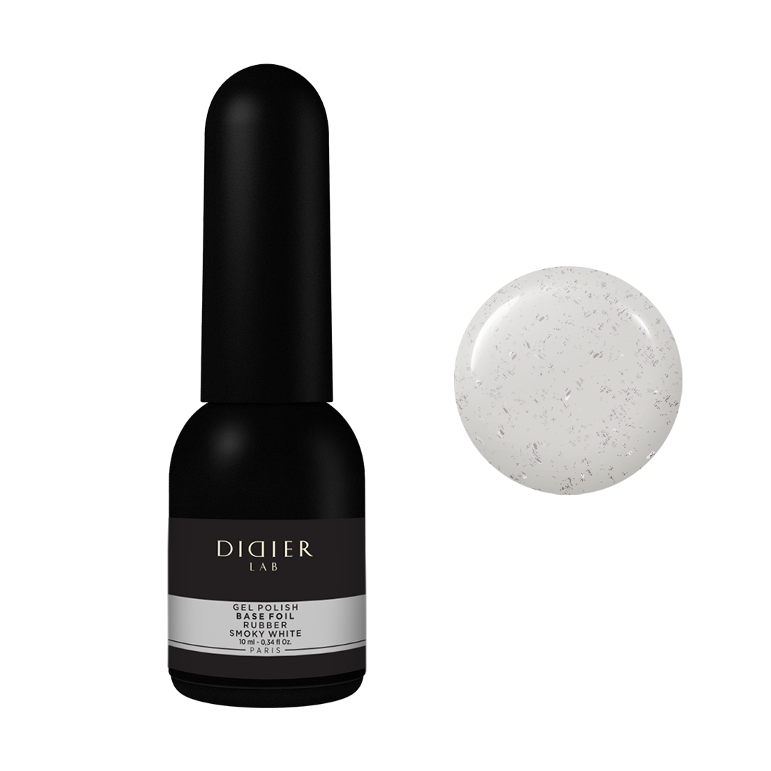 Gel Polish Rubber Base Foil, Smoky White 10 ml