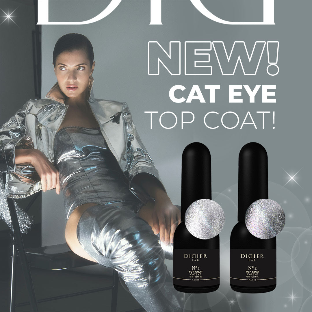 Gel Polish Top Coat No Wipe, Didier Lab, Cat Eye