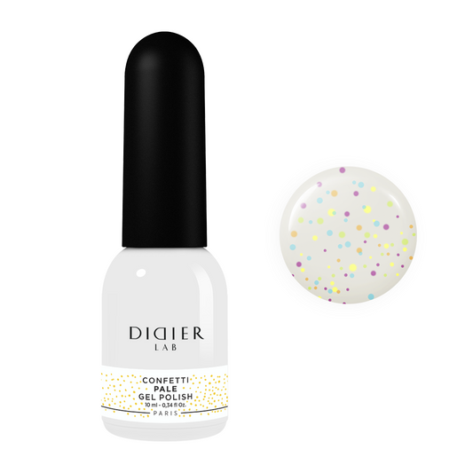 Gel Polish Confetti, Didier Lab, Pale