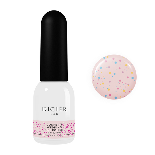 Gel Polish Confetti, Didier Lab, Wedding