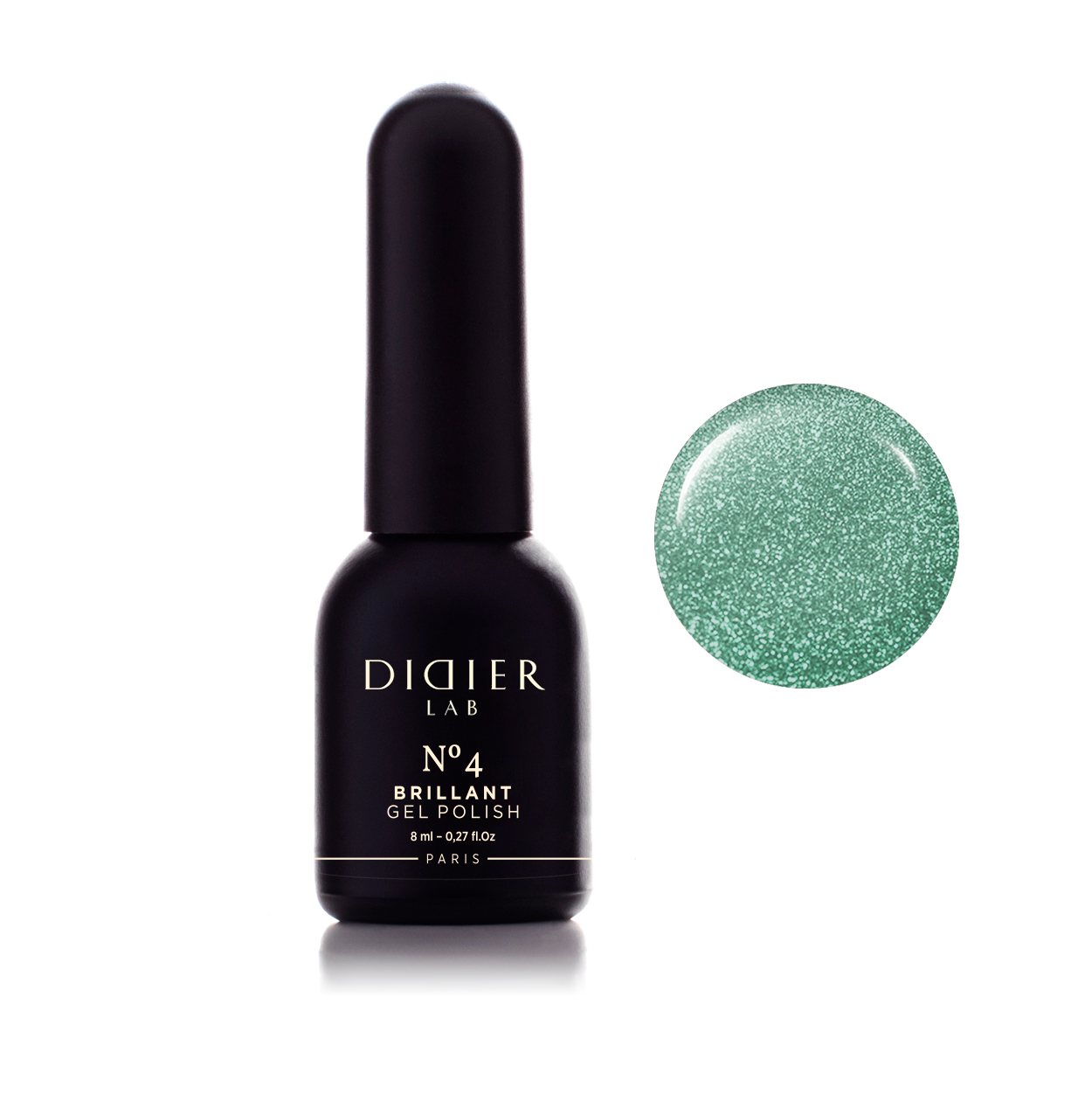 Gel Polish Brillant, Didier Lab, No. 4, HEMA and TPO free, 8 ml